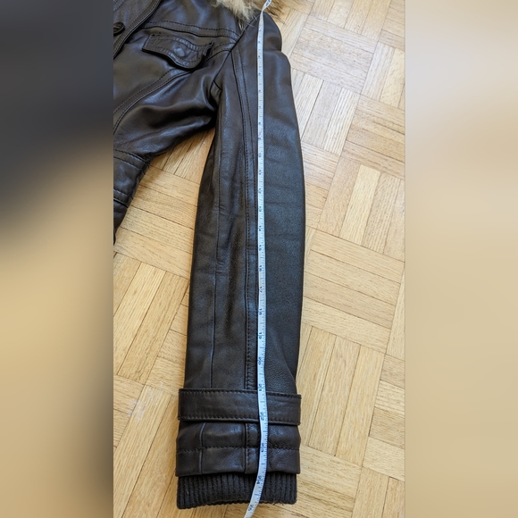 Miss TopGun Long leather jacket - Picture 7 of 9